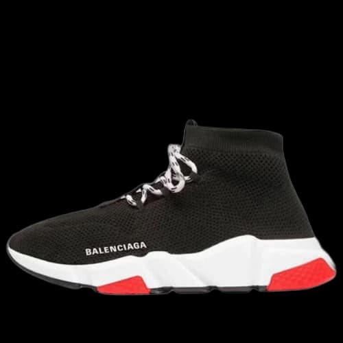 Balenciaga Speed 1.0 Sneakers 'Black White Red' (Women's)