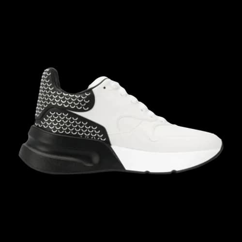 Alexander McQueen Oversized Runner 'Optic White Black' (Women's)