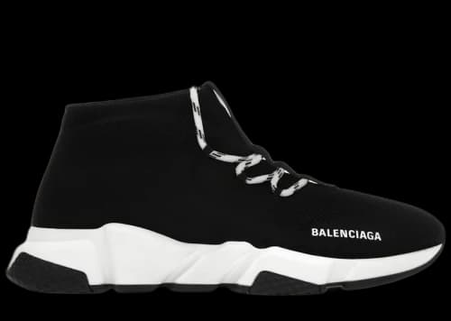 Balenciaga Speed Lace Up Black