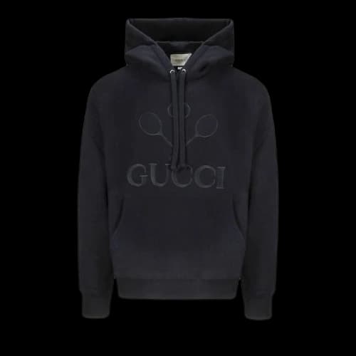 Gucci Hooded Sweatshirt With Gucci Tennis 'Black'