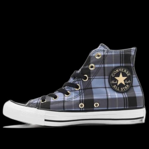Converse Unisex Chuck Taylor All Star Ctas Hi Sneakers Blue/Grey
