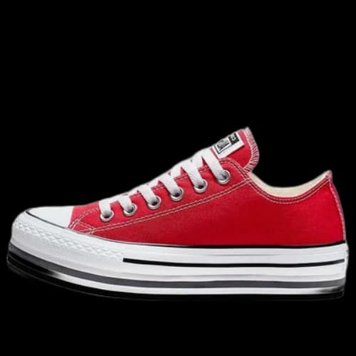 Converse Chuck Taylor All Star Platform Sponge Cake Sole Red White (Women's)