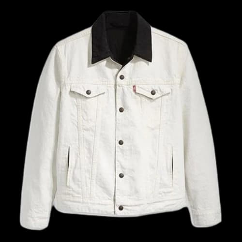 Levi's x Air Jordan Crossover reversible Casual Denim Jacket 'White Black'