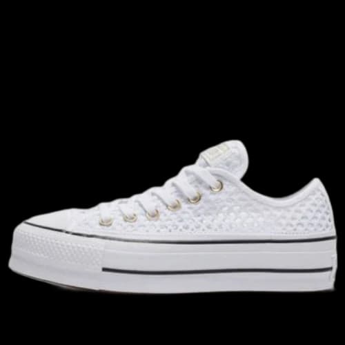 Converse Chuck Taylor All Star White Weave Low Top (Women's)