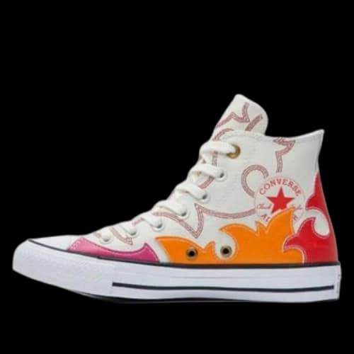 Converse Chuck Taylor All Star LE High Egret Red Orange 'White Red' (Women's)