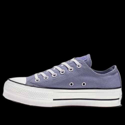 Converse Chuck Taylor All Star Platform Low Top Thick Sole Blue Grey (Women's)