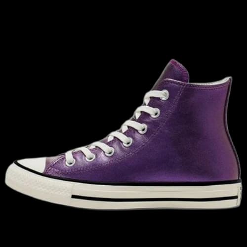 Converse Shiny Metals Chuck Taylor All StarHigh Top Leather Purple (Women's)
