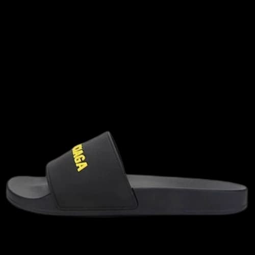 Balenciaga Pool Sandals Black/Yellow