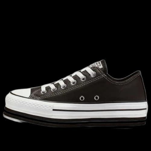 Converse Chuck Taylor All Star Platform Low Top Black White Sponge Cake Sole 'Black White' (Women's)