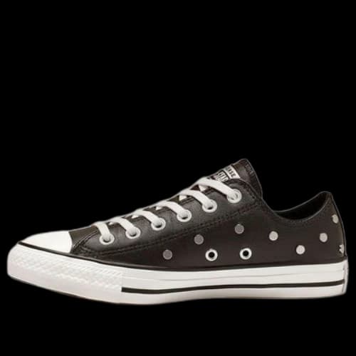Converse Chuck Taylor All Star Studs Low Top Leather Spot Rivet Black (Women's)
