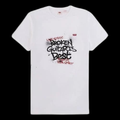 To Be Defined Levis x MVM Crossover Series Round Neck Short Sleeve White