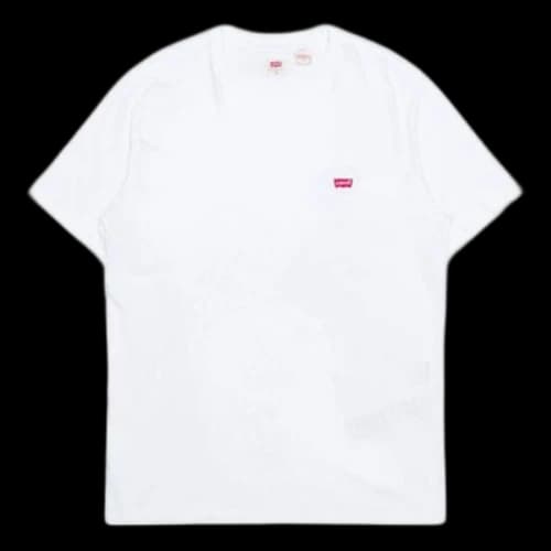 To Be Defined Levis Logo Basic Short Sleeve White