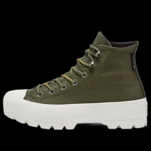 Converse Winter GORE-TEX Lugged Chuck Taylor All Star Boot High Top Thick Sole Army Green (Women's)