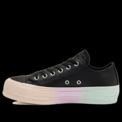 Converse Intergalactic Fade Chuck Taylor All Star Platform Low Top Thick Sole Black Pink (Women's)