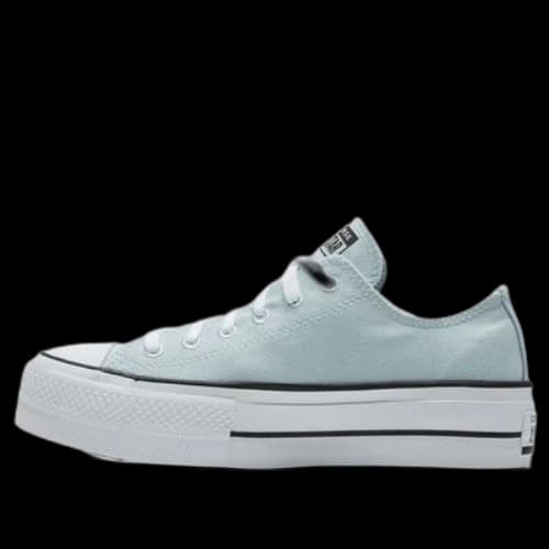 Converse Taylor All Star Lift Renew Canvas Thick Sole Light Blue Sneakers 'Blue White' (Women's)