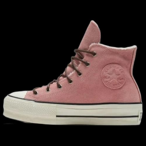 Converse Sherpa Chuck Taylor All Star Platform High Top 'Pink Blue' (Women's)