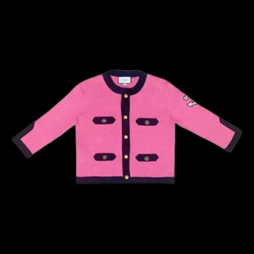 Gucci Fashion Jacket 'Pink Black' (Women's)