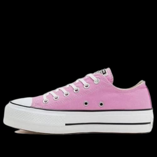 Converse Seasonal Color Platform Chuck Taylor All Star Thick Sole Pink White Sneakers 'Pink Blue' (Women's)