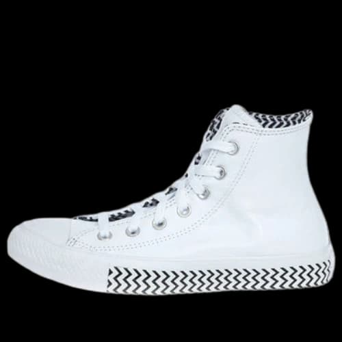 Converse Ctas Hi White/Black (Women's)