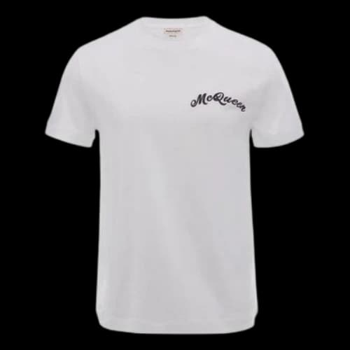 Alexander McQueen Embroidered White