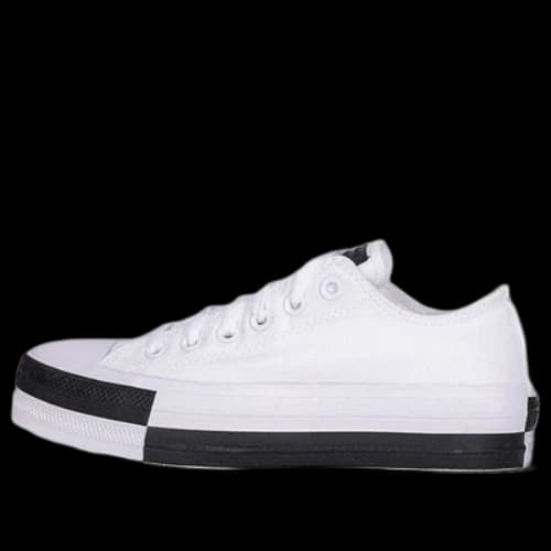 Converse Chuck Taylor All Star Black White Sneakers (Women's)