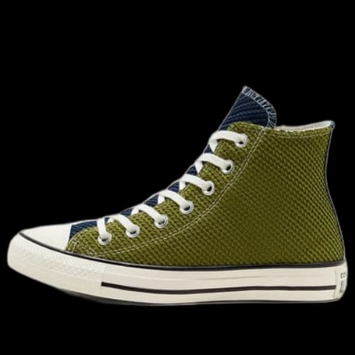 Converse Chuck Taylor All Star Runway Cable Yellow Green Hi Sneakers 'Green Yellow' (Women's)