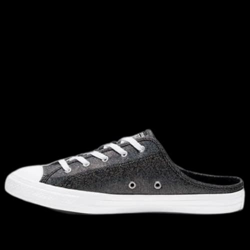 Converse Chuck Taylor All Star Dainty Mule Metal Black Pedal Casual Canvas Shoes (Women's)