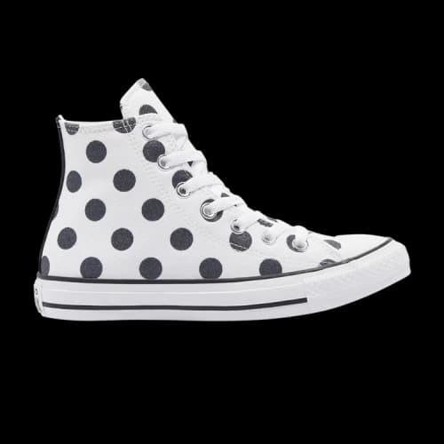 Converse Chuck Taylor All Star High 'Glitter Shine Polkadot - White'