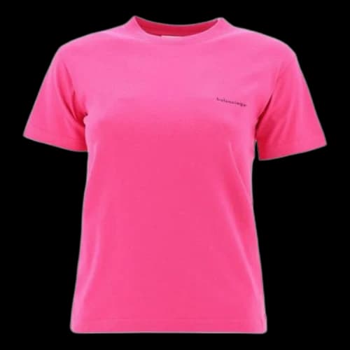 Balenciaga Retro Small Logo Short Sleeve Pink