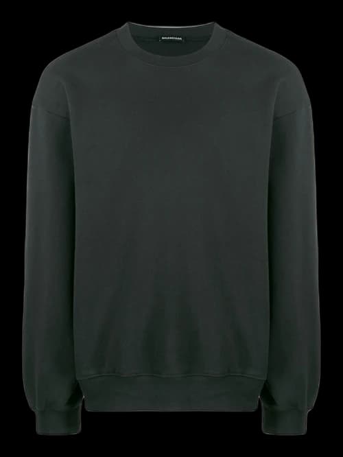 Balenciaga Tonal Logo Sweatshirt Black/Black