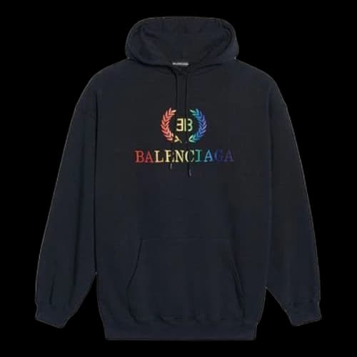 Balenciaga BB Rainbow Unisex Black