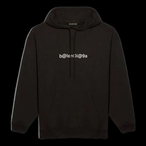 Balenciaga Symbolic Chest Logo Black