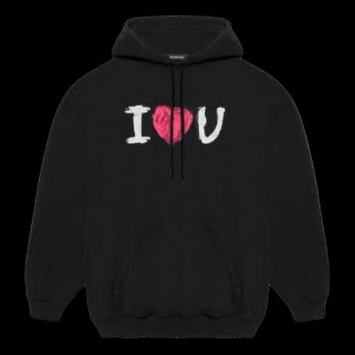 Balenciaga SS21 Alphabet Printing Long Sleeves Black