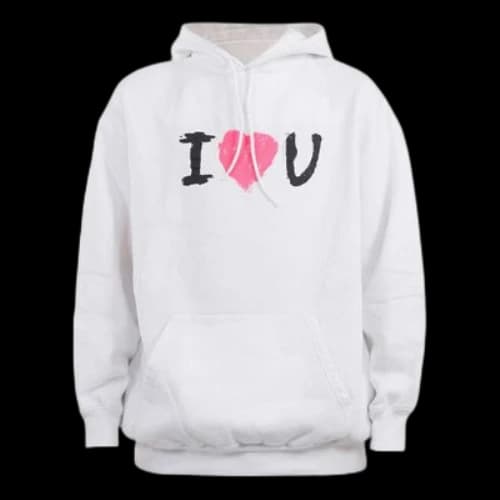 Balenciaga 'I Love U' Hoodie 'White'