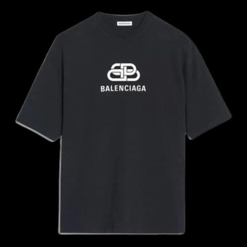 Balenciaga With BB Logo Printing Black