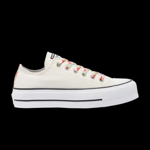 Converse Chuck Taylor All Star Platform Low 'Floral Print - Egret' (Women's)