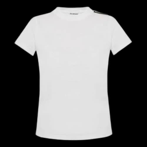 Balenciaga Casual Rose Short Sleeve White