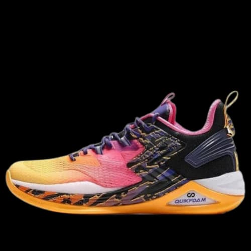 361 Degrees x Aaron Gordon QU!K Basketball Shoes 'Orange Black Pink'