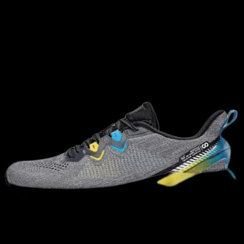 361 Degrees QU!K Energy Reversal Running Shoes 'Grey Yellow'