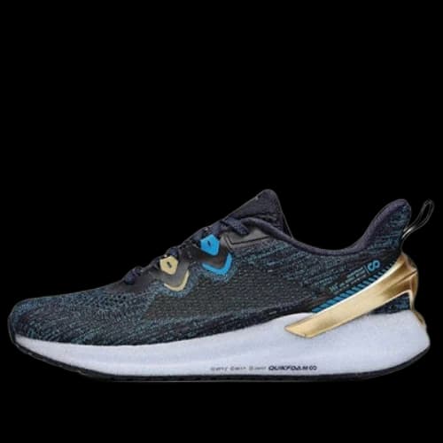 361 Degrees QU!K Energy Reversal Mens Running Shoes 'Black Gold'