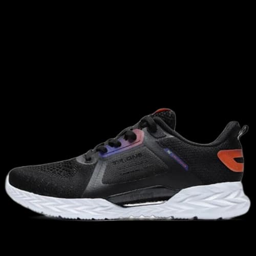 361 Degrees QU!K Light Breathable Running Shoes 'Black Orange'
