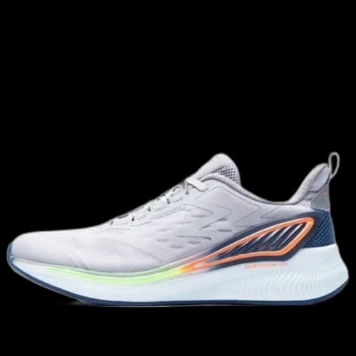 361 Degrees QU!K LITE Lightweight Breathable Running Shoes 'Grey White'