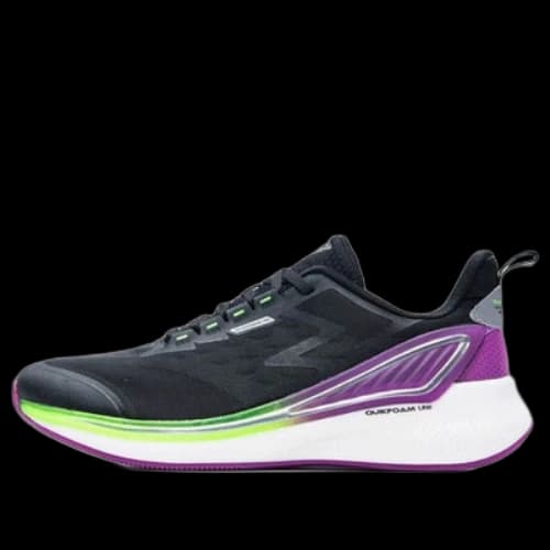 361 Degrees QU!K LITE Lightweight Breathable Running Shoes 'Black Purple'