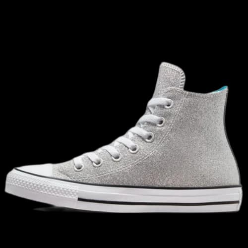 Converse Chuck Taylor Authentic Glam Hi 'Gray Silver' (Women's)