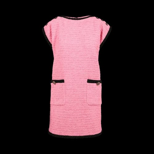 Gucci Cotton-Blend Tweed Dress Pink