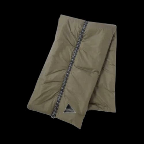 And Wander PrimaLoft Rip Muffler 'Khaki'