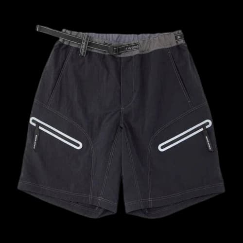 And Wander x Maison Kitsune Hiking Shorts 'Black'