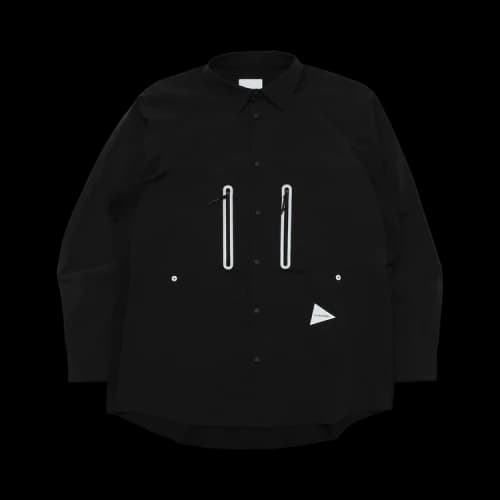 And Wander Tech Long-Sleeve Shirt 'Black'