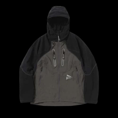 And Wander x Maison Kitsune Hiking Shirt 'Black'