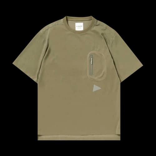 And Wander Seamless Short-Sleeve Tee 'Beige'